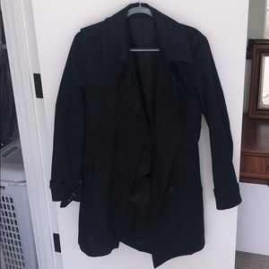 The Kooples black trench coat